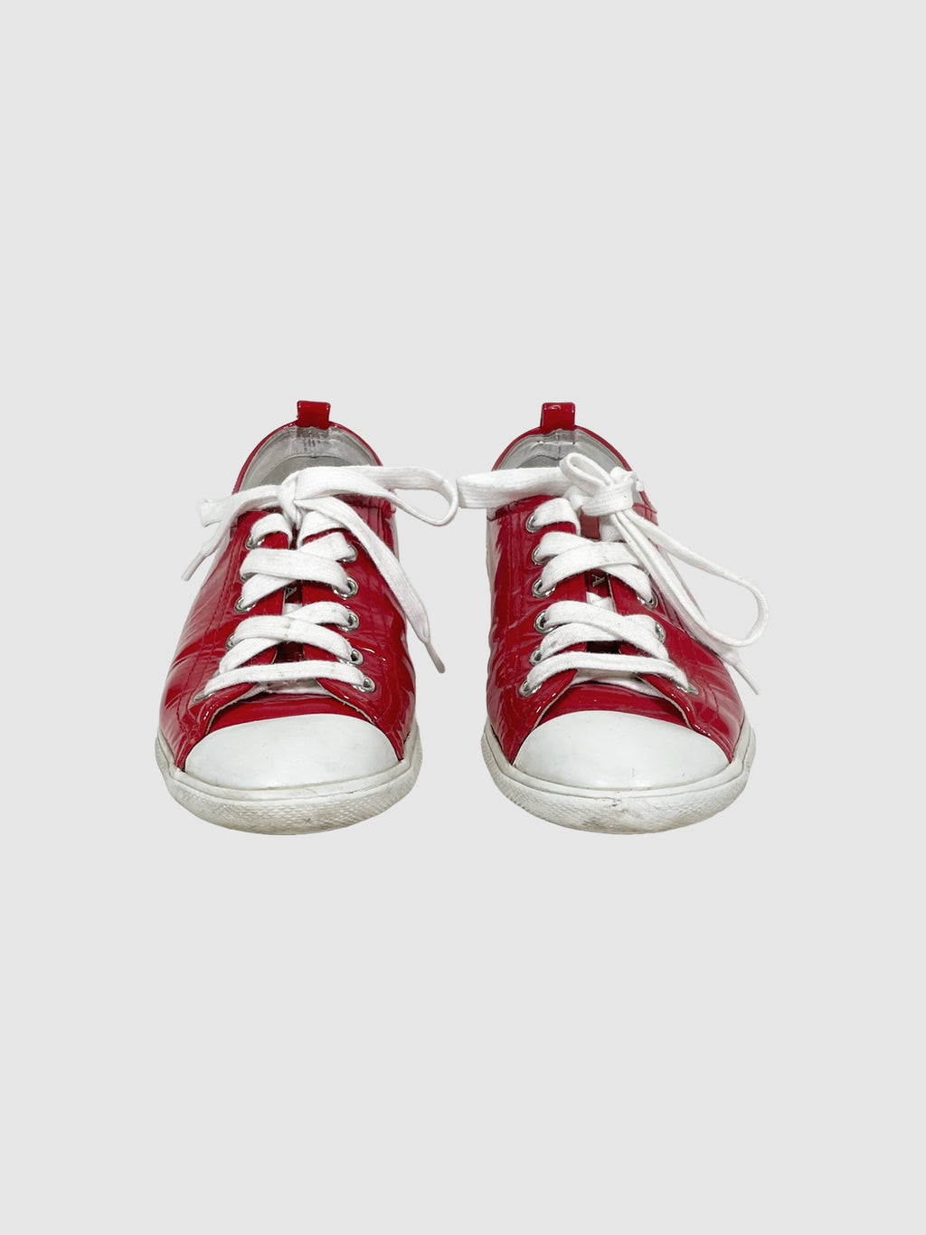 Prada Patent Leather Sneakers - Size 37.5
