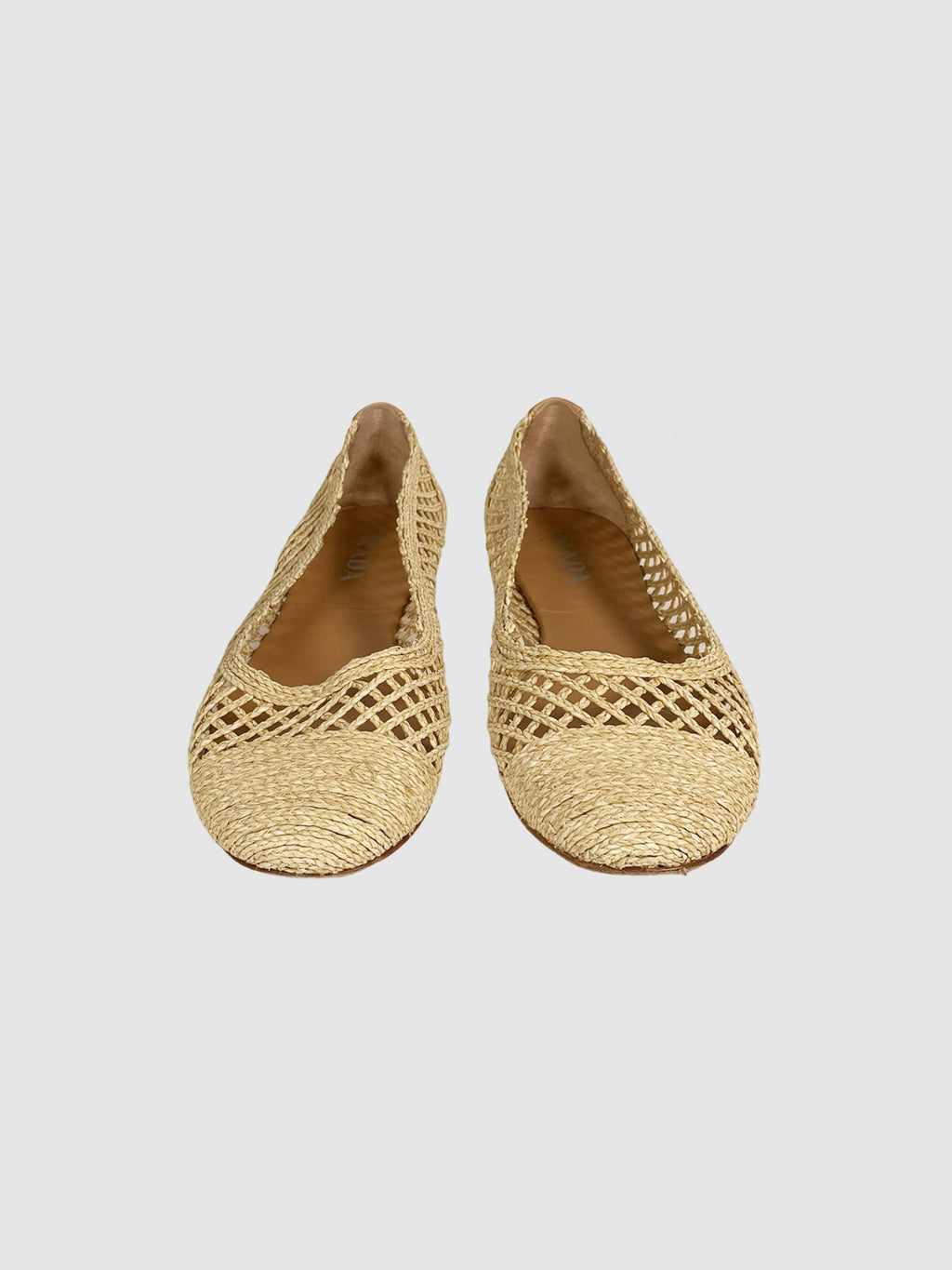 Woven Ballerina Flats - Size 39