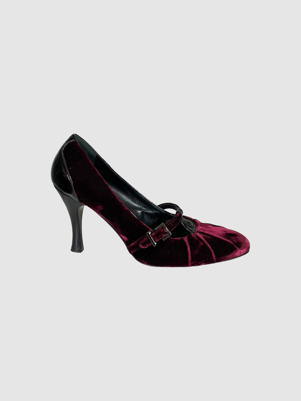 Hugo Boss Velvet Pleated Pumps - Size 37.5