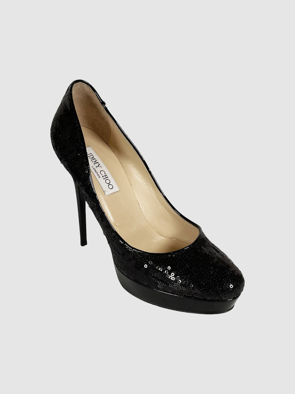Jimmy Choo Sequin Platform Pumps - Size 40