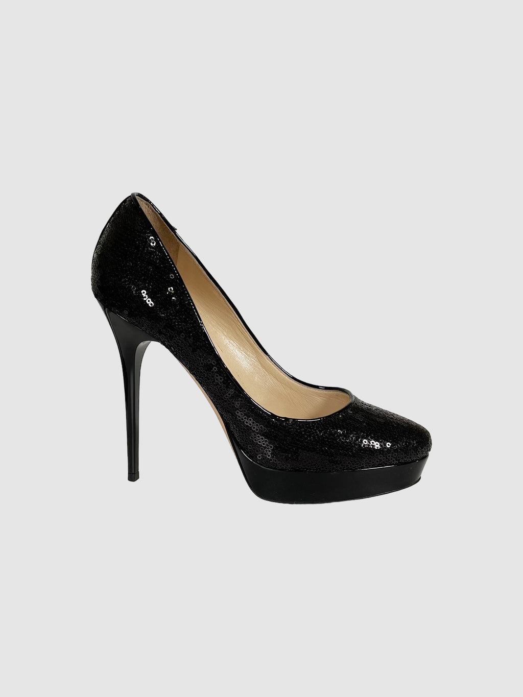 Jimmy Choo Sequin Platform Pumps - Size 40