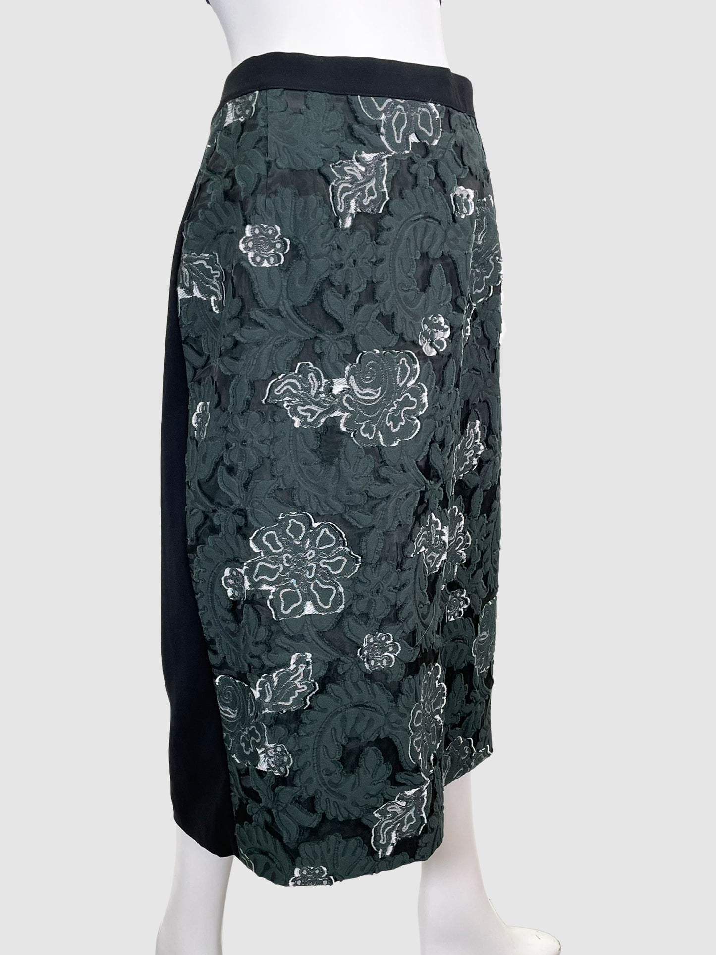 Marina Rinaldi Textured Midi Skirt - Size L