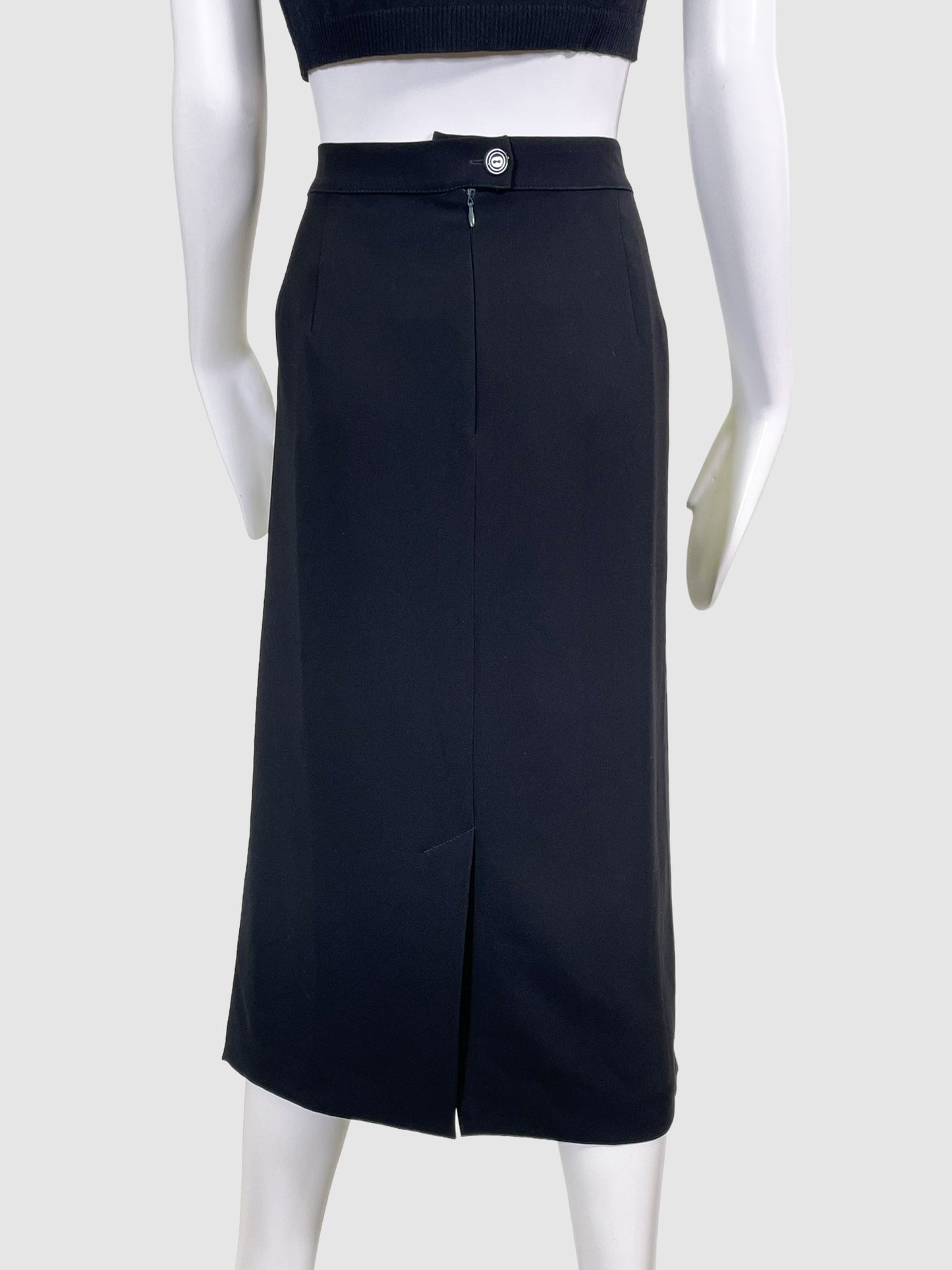 Marina Rinaldi Textured Midi Skirt - Size L
