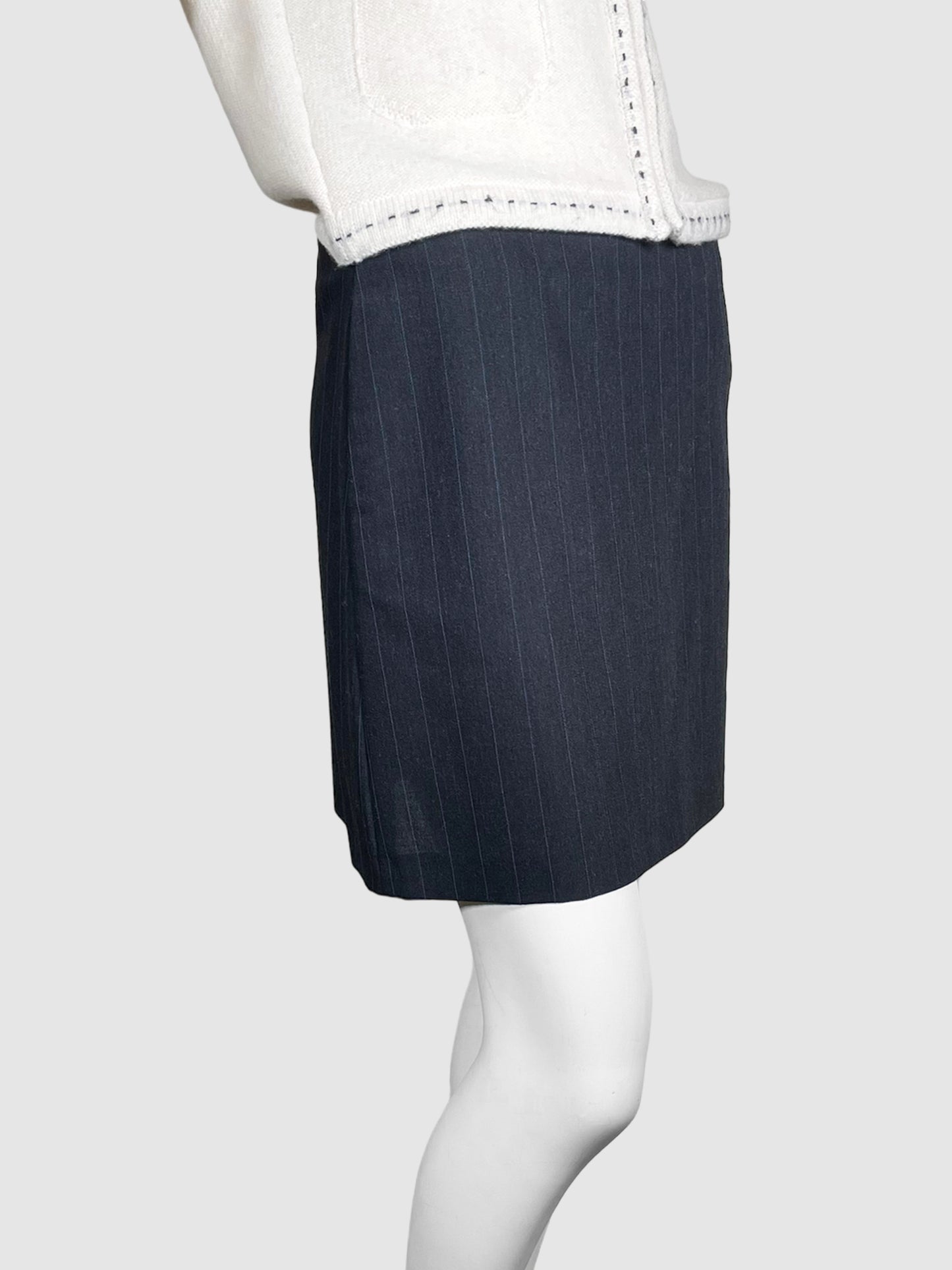 Striped Wool Skirt - Size 42