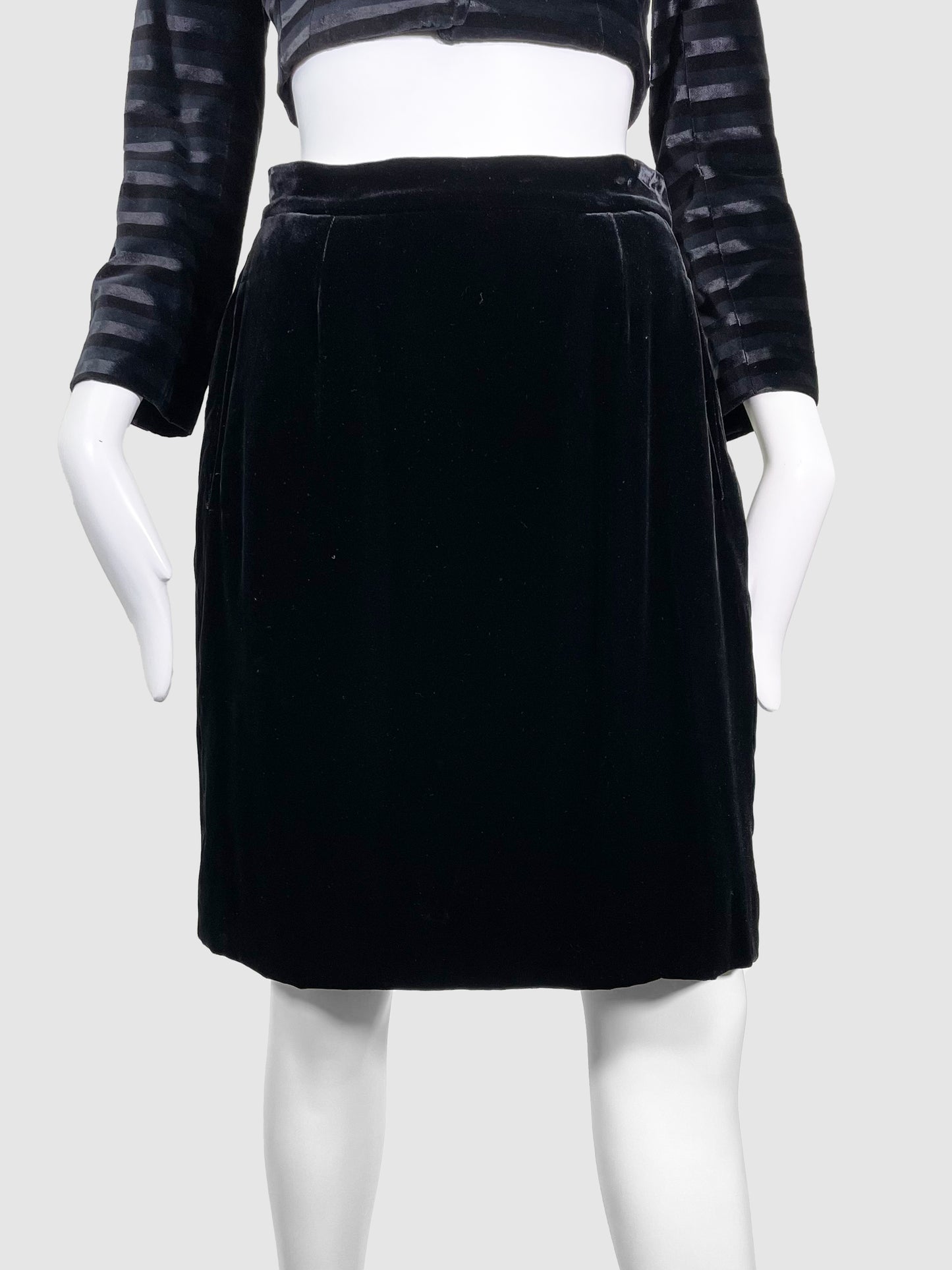 Giorgio Armani Velvet Skirt - Size 44