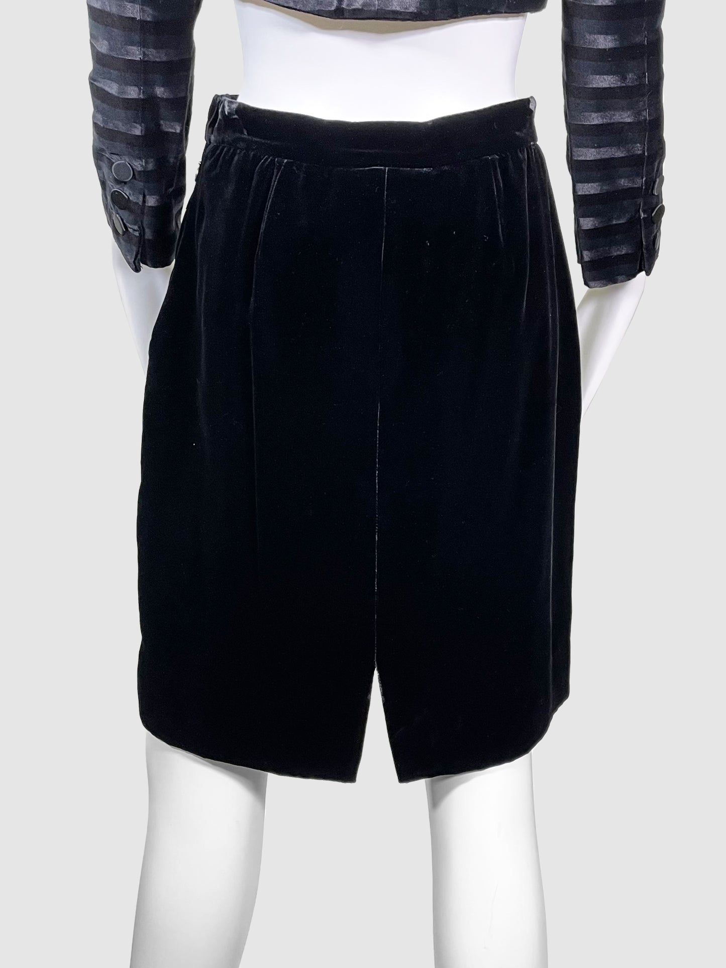 Giorgio Armani Velvet Skirt - Size 44