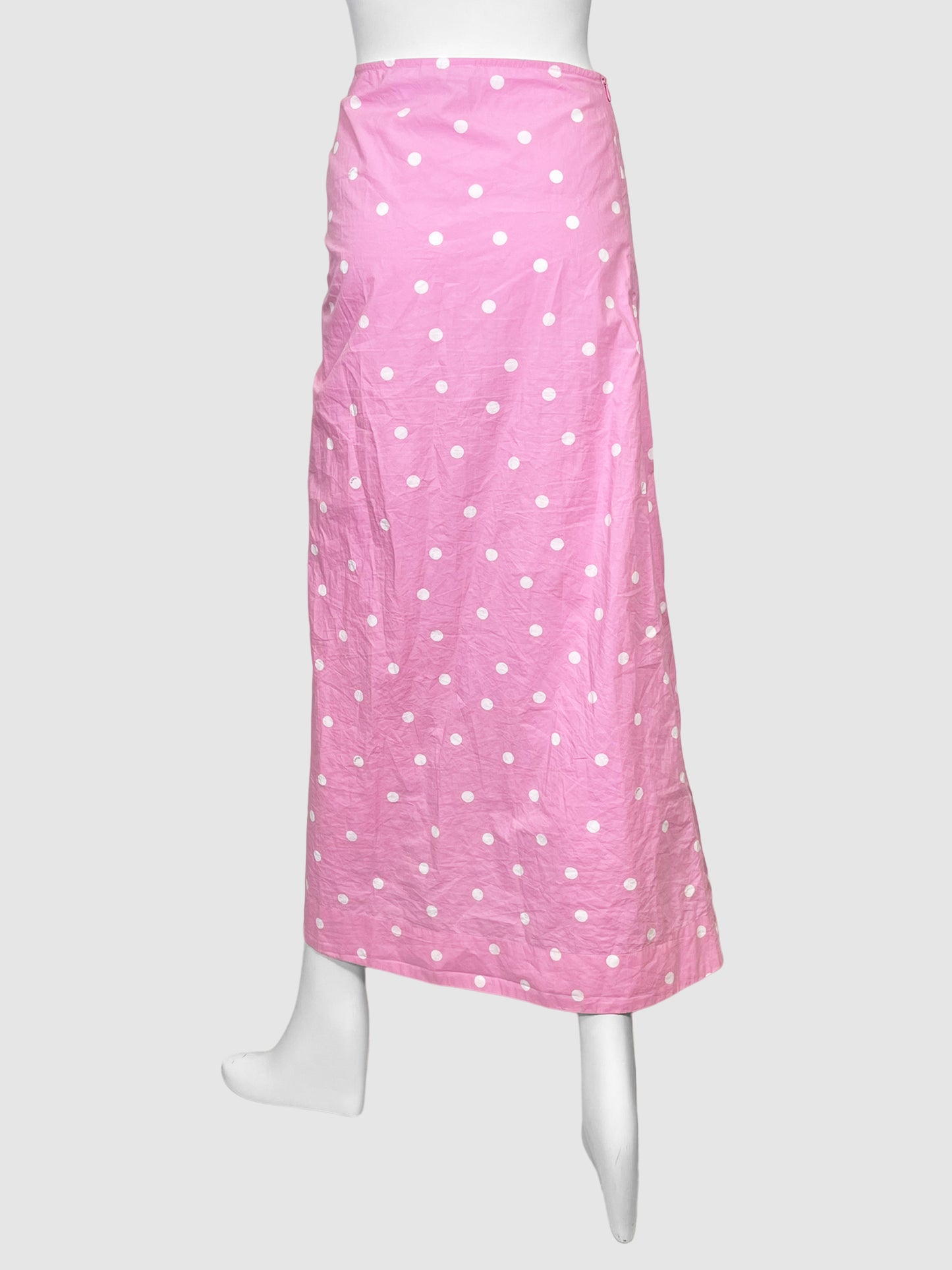 Ganni Polka Dot Maxi Skirt - Size 34