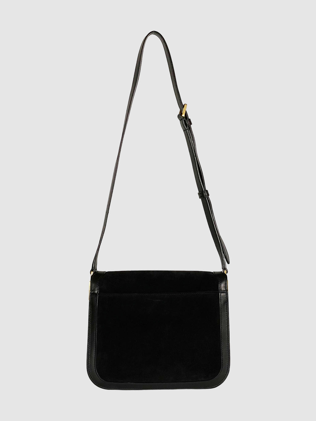 Medium Solferino Suede Satchel