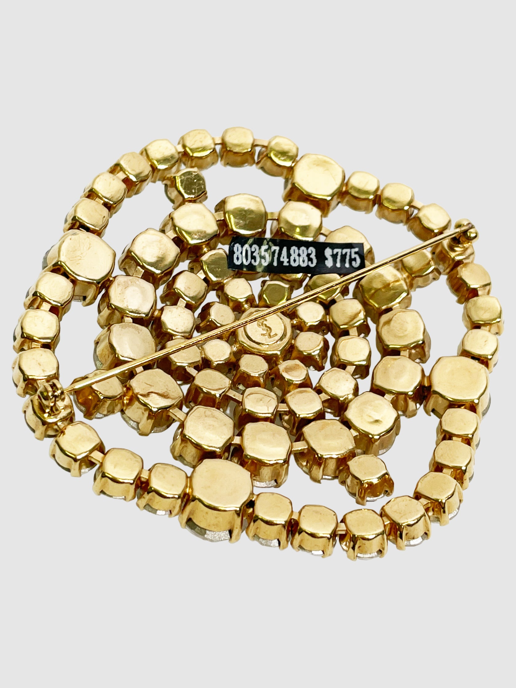 Large Rhinestone Brooch