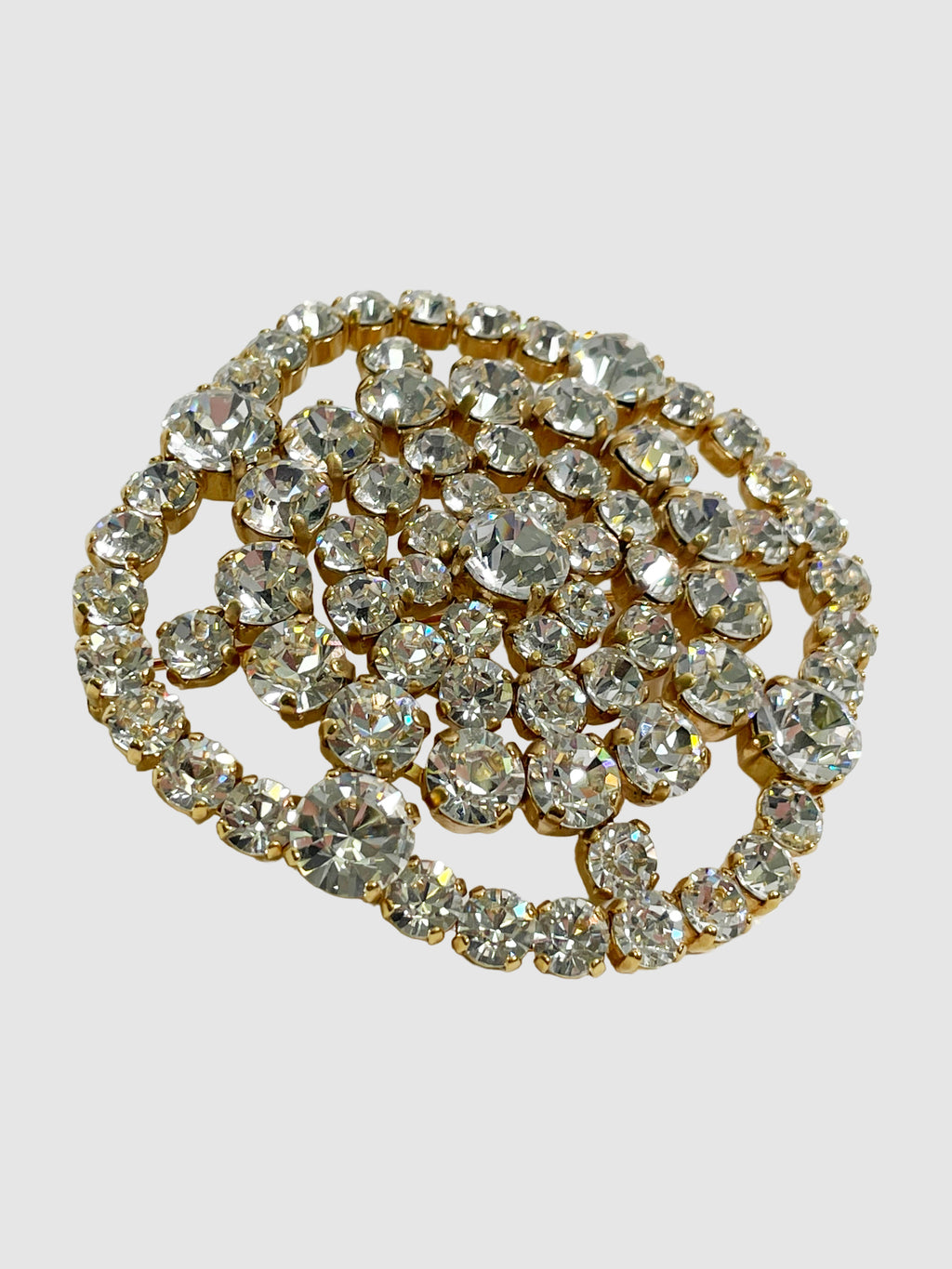 Large Rhinestone Brooch