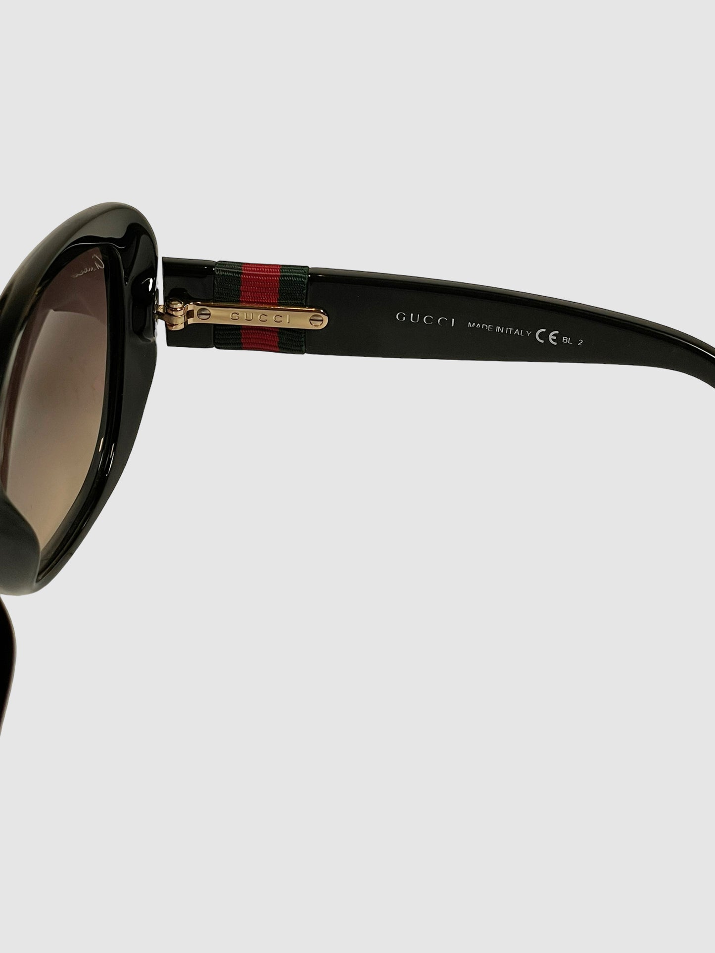 Gucci Web Accent Sunglasses