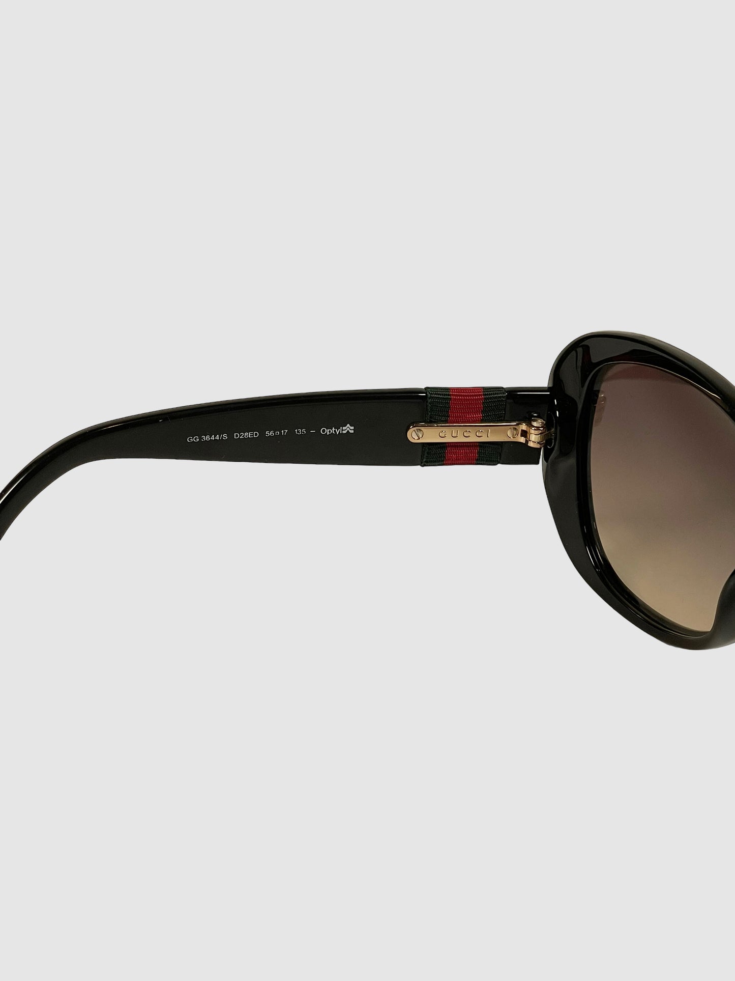 Gucci Web Accent Sunglasses