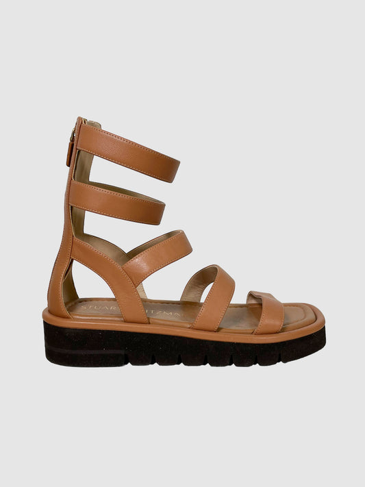 Leather Gladiator Sandals - Size 6.5