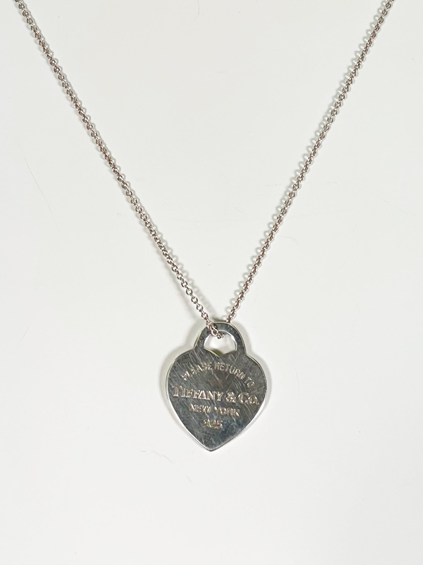 Heart Tag Pendant Necklace