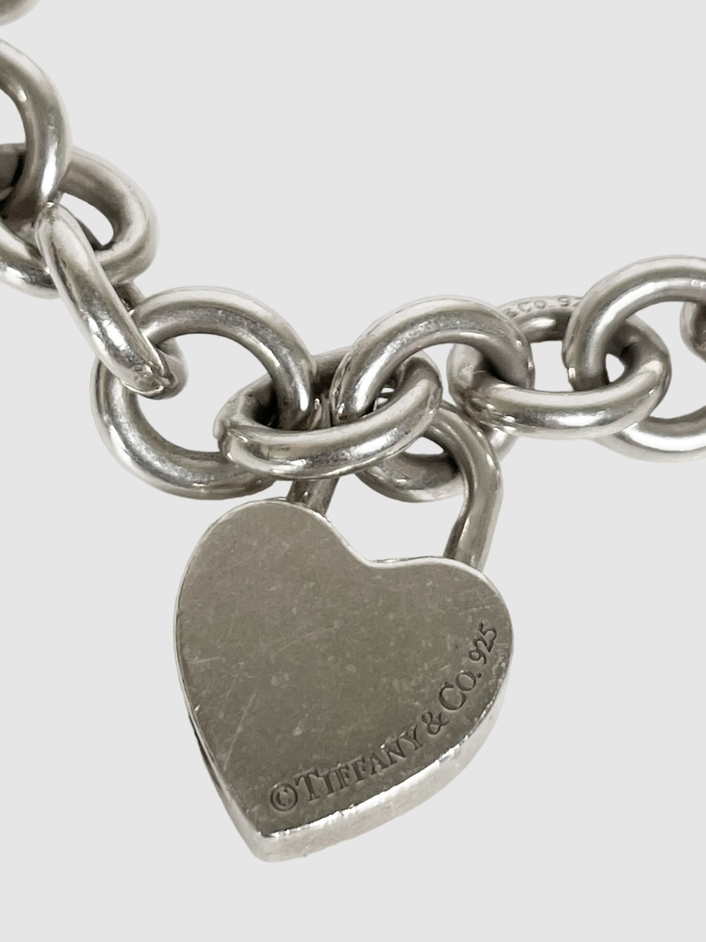 Tiffany & Co. 'Love' Heart Tag Charm Bracelet