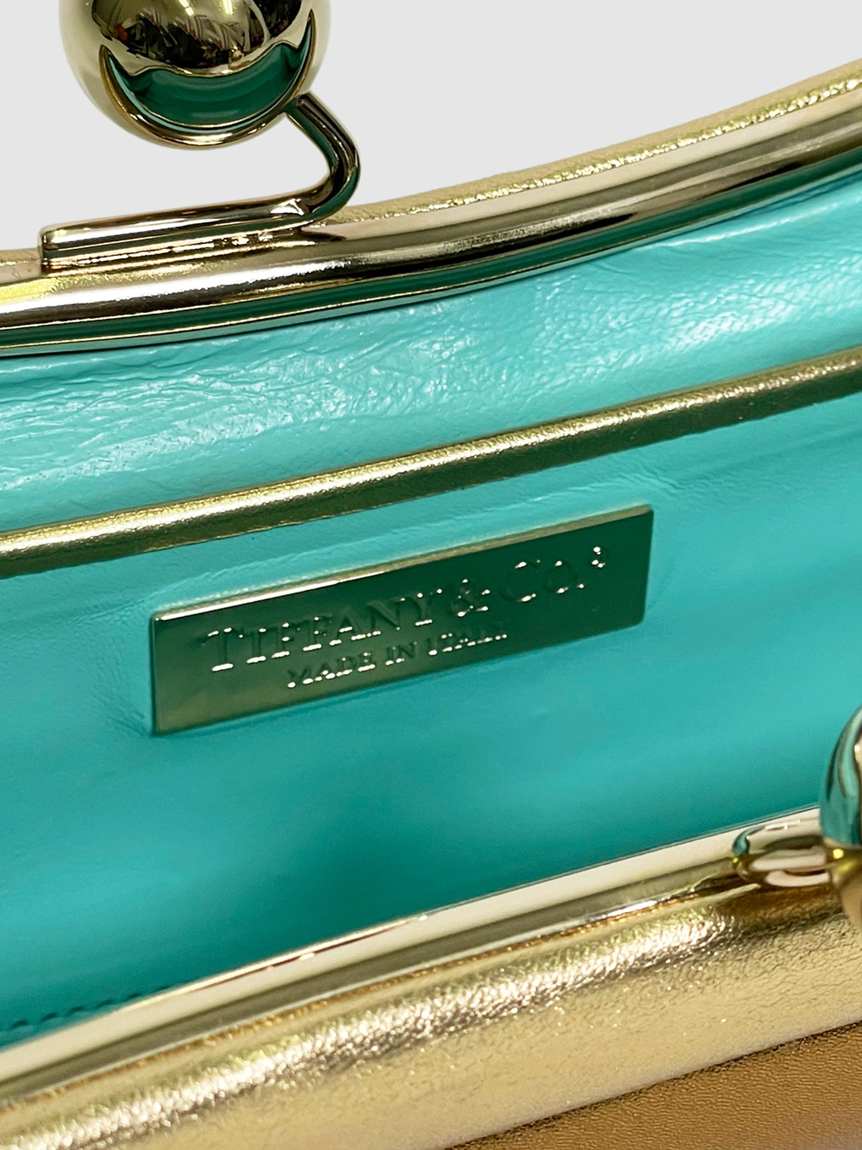 Tiffany & Co. Metallic Clutch