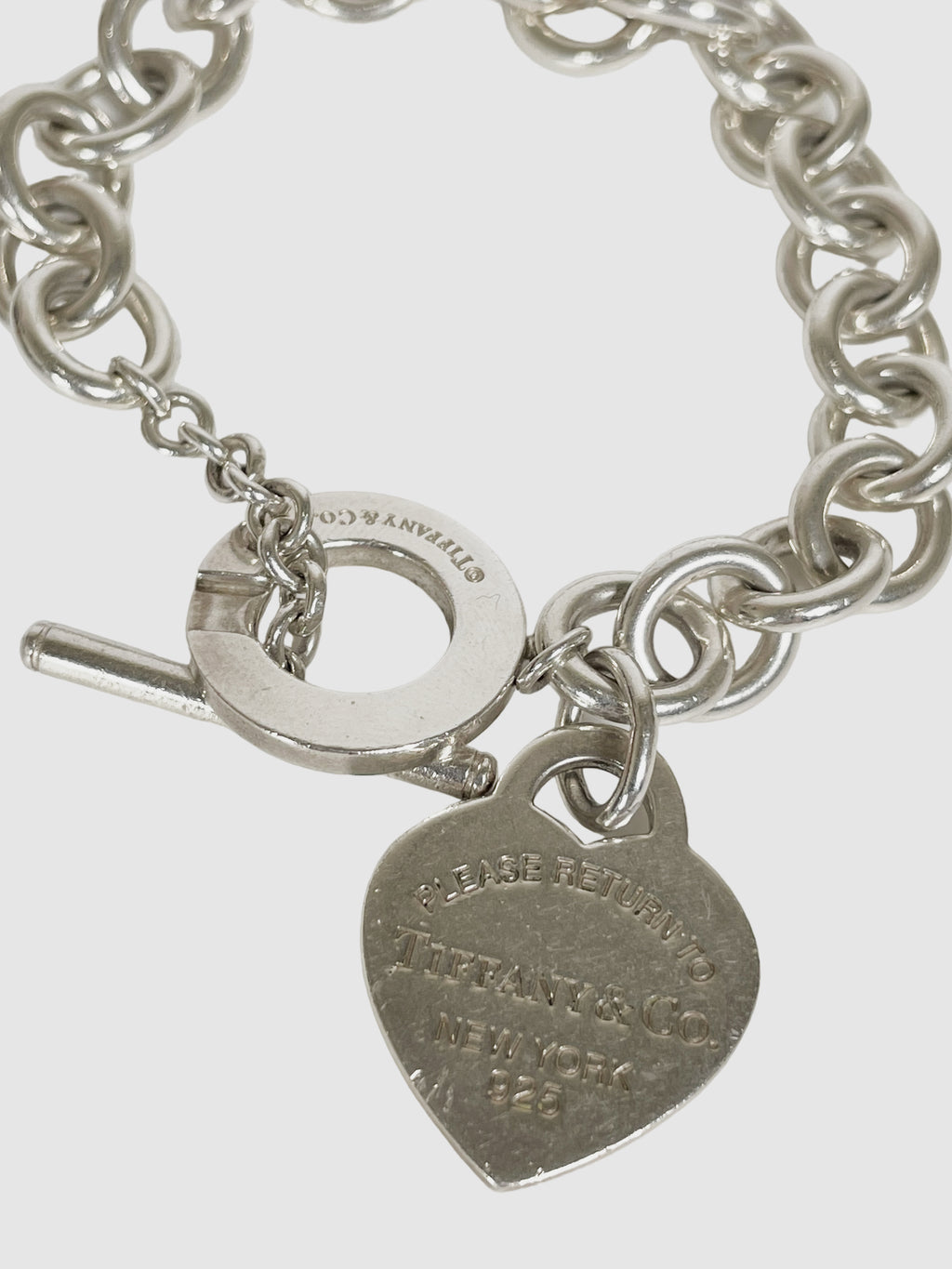 Heart Tag Toggle Bracelet