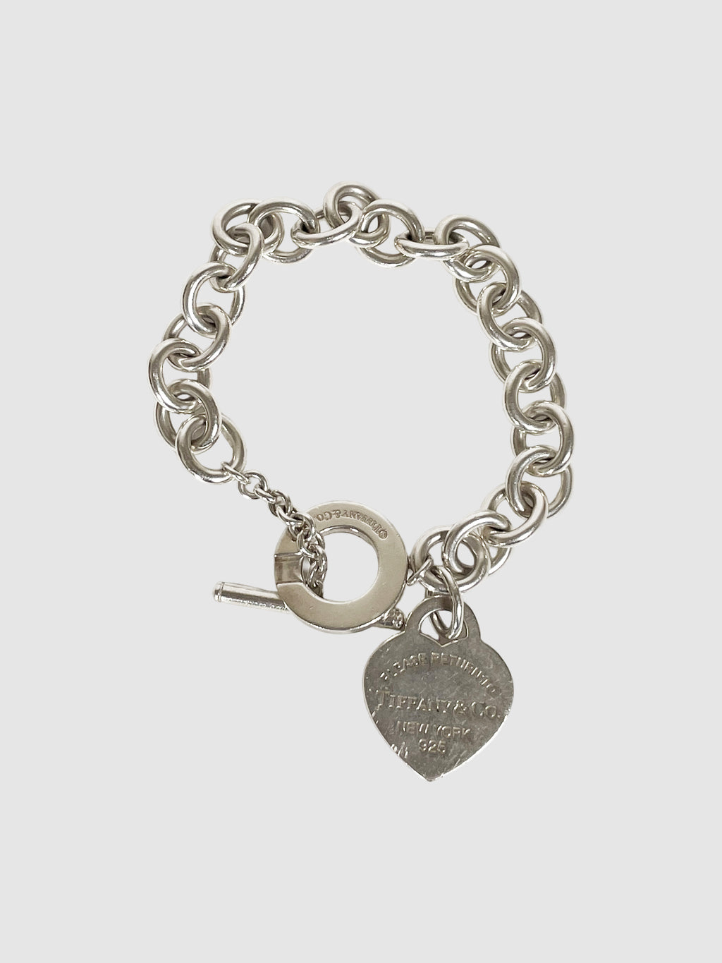 Heart Tag Toggle Bracelet