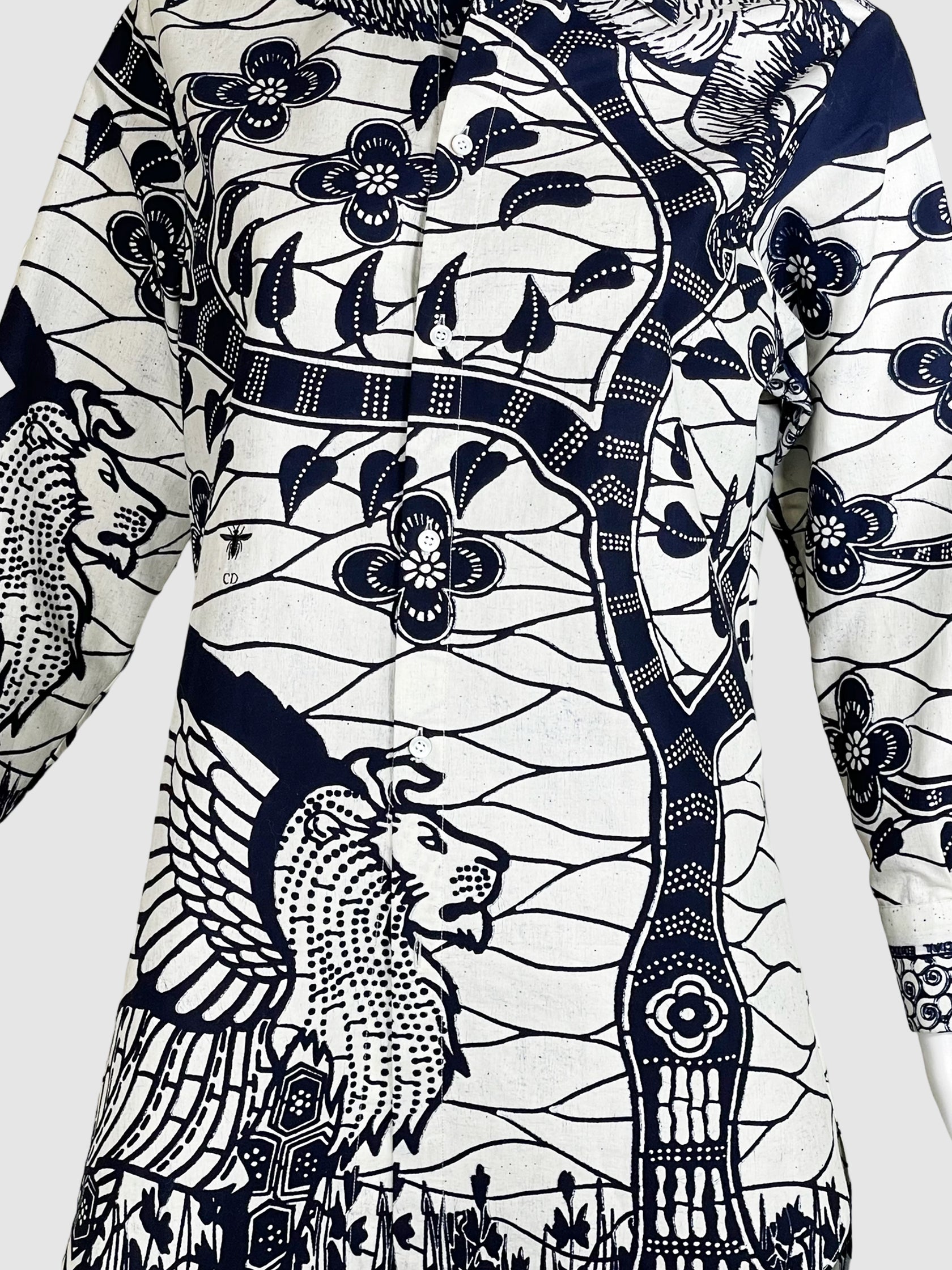 Resort 2020 La Roue de Fortune Cotton Shirt - Size S