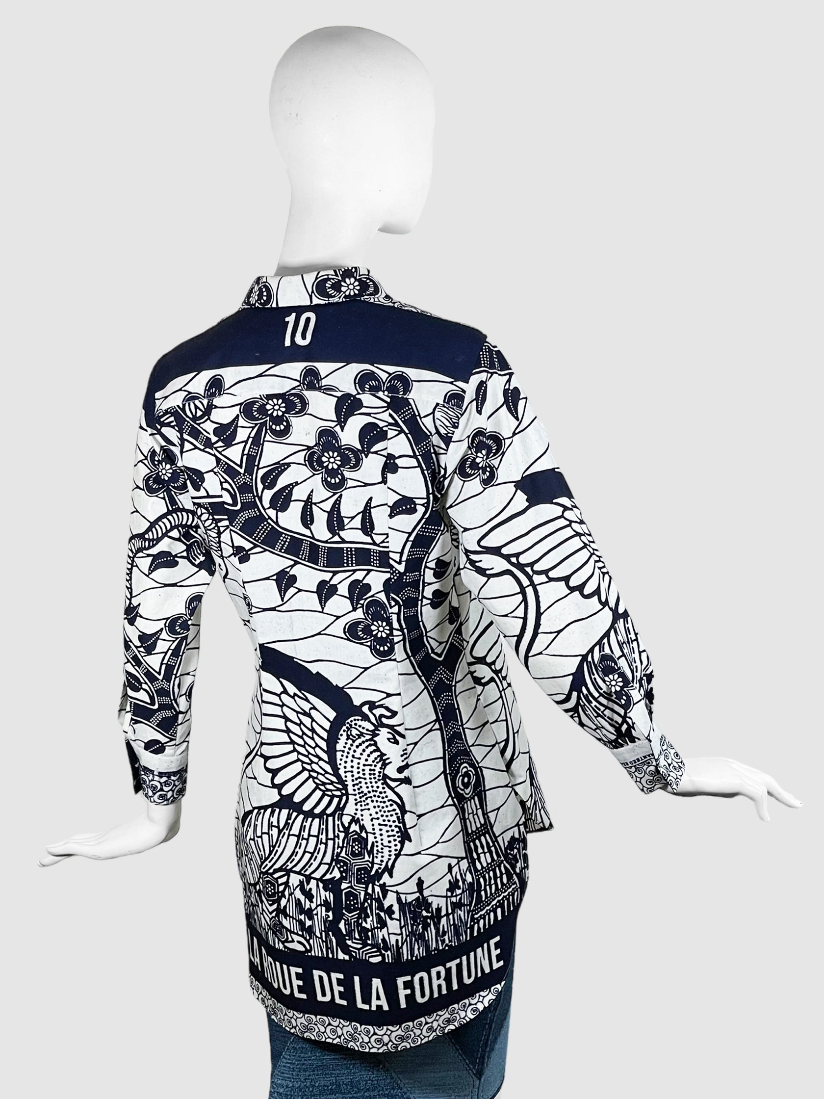 Resort 2020 La Roue de Fortune Cotton Shirt - Size S