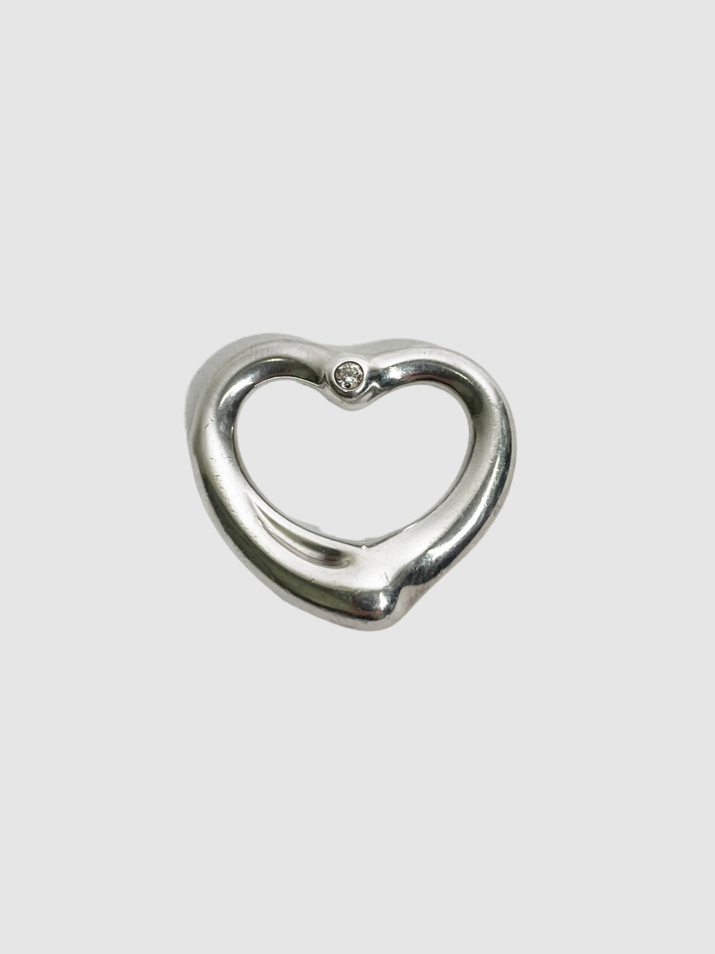 Diamond Open Heart Pendant