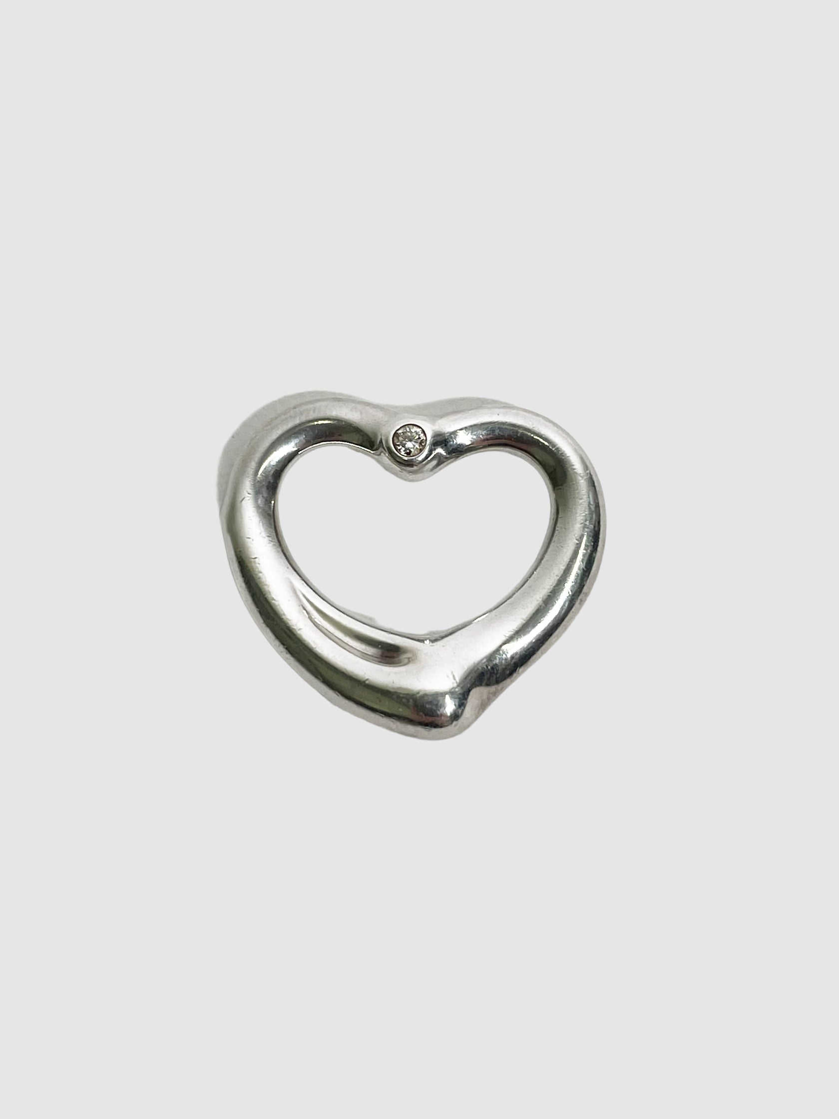 Diamond Open Heart Pendant