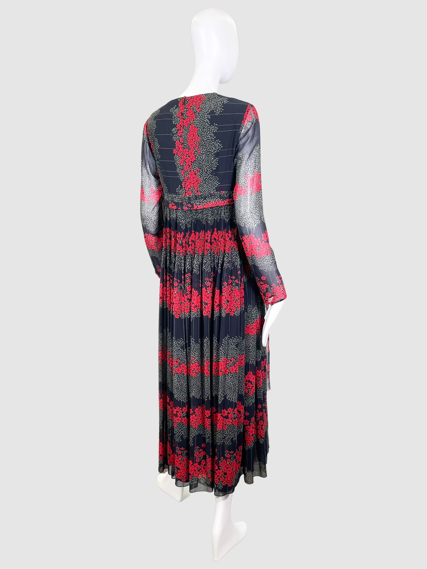 RED Valentino Floral Print Maxi Dress - Size 42