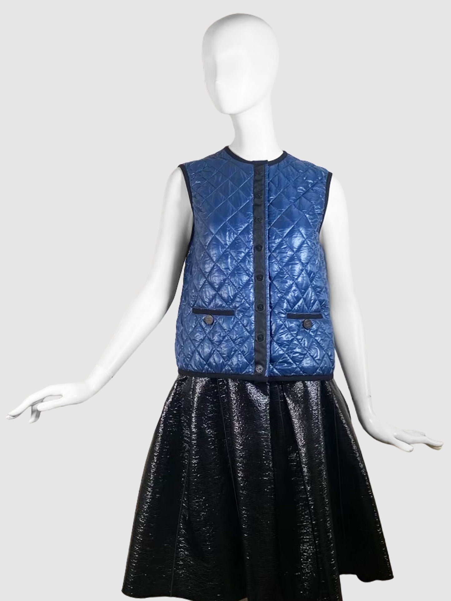 Chanel Quilted Vest - Size 42