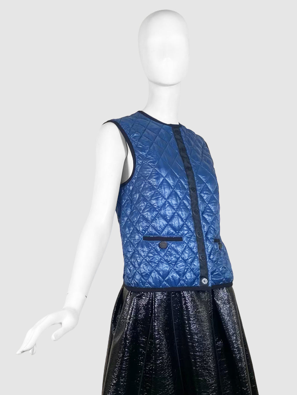 Quilted Vest with Trim - Size 42