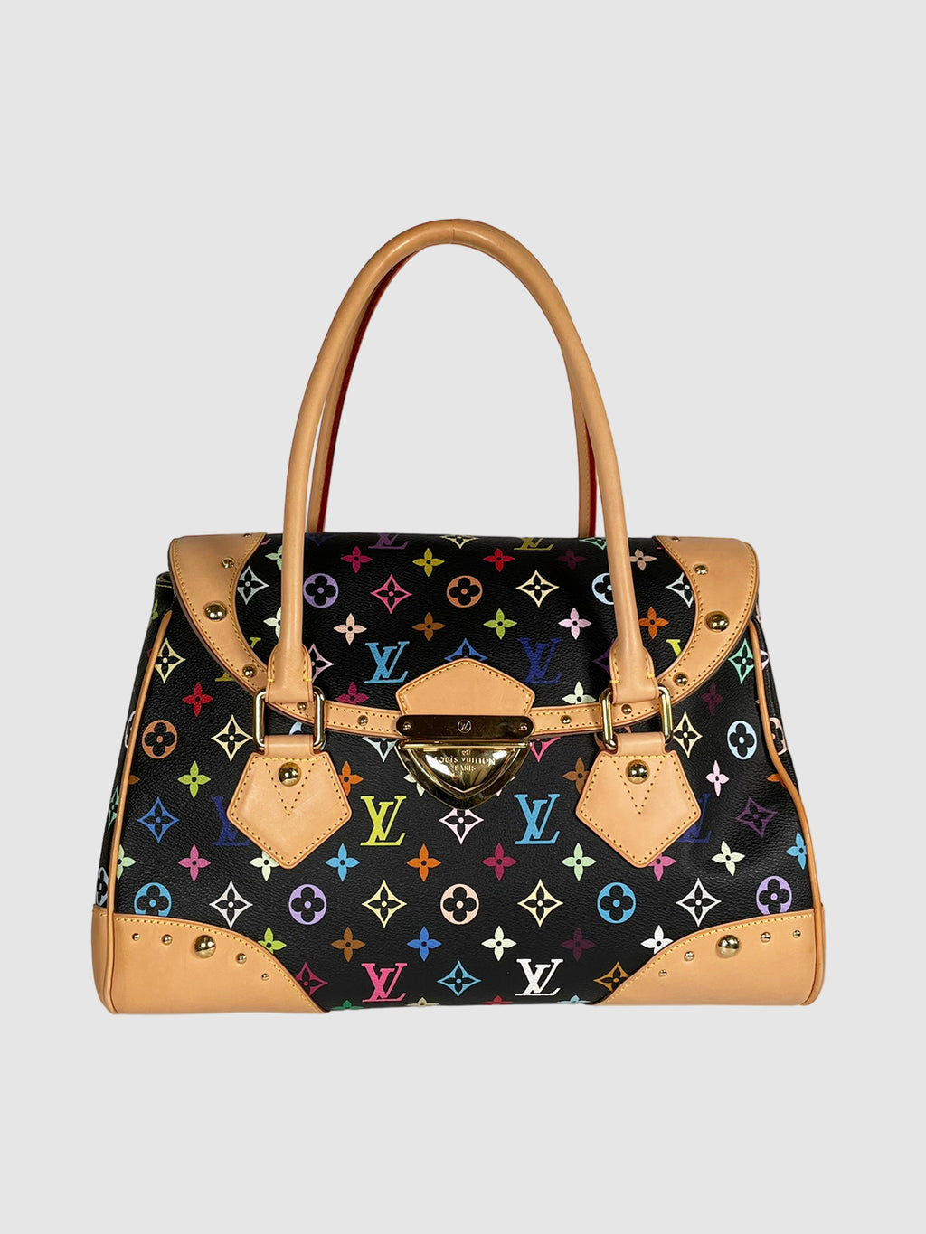 Louis Vuitton Murakami Black Multicolour Beverly GM