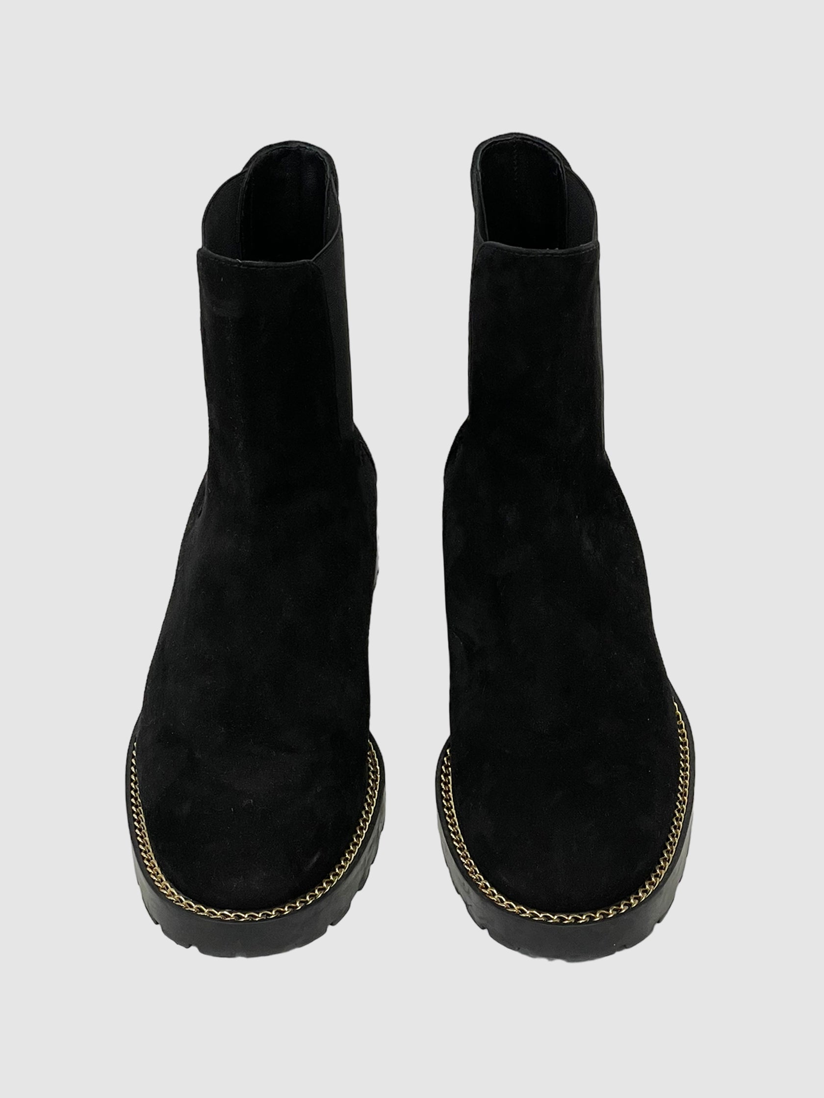 Suede Ankle Boots - Size 8