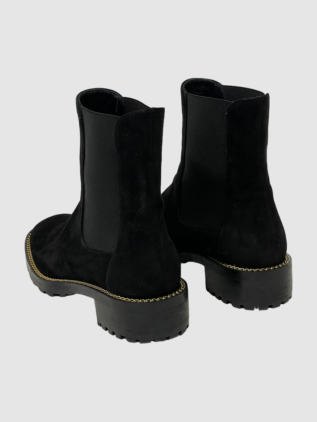 Suede Ankle Boots - Size 8