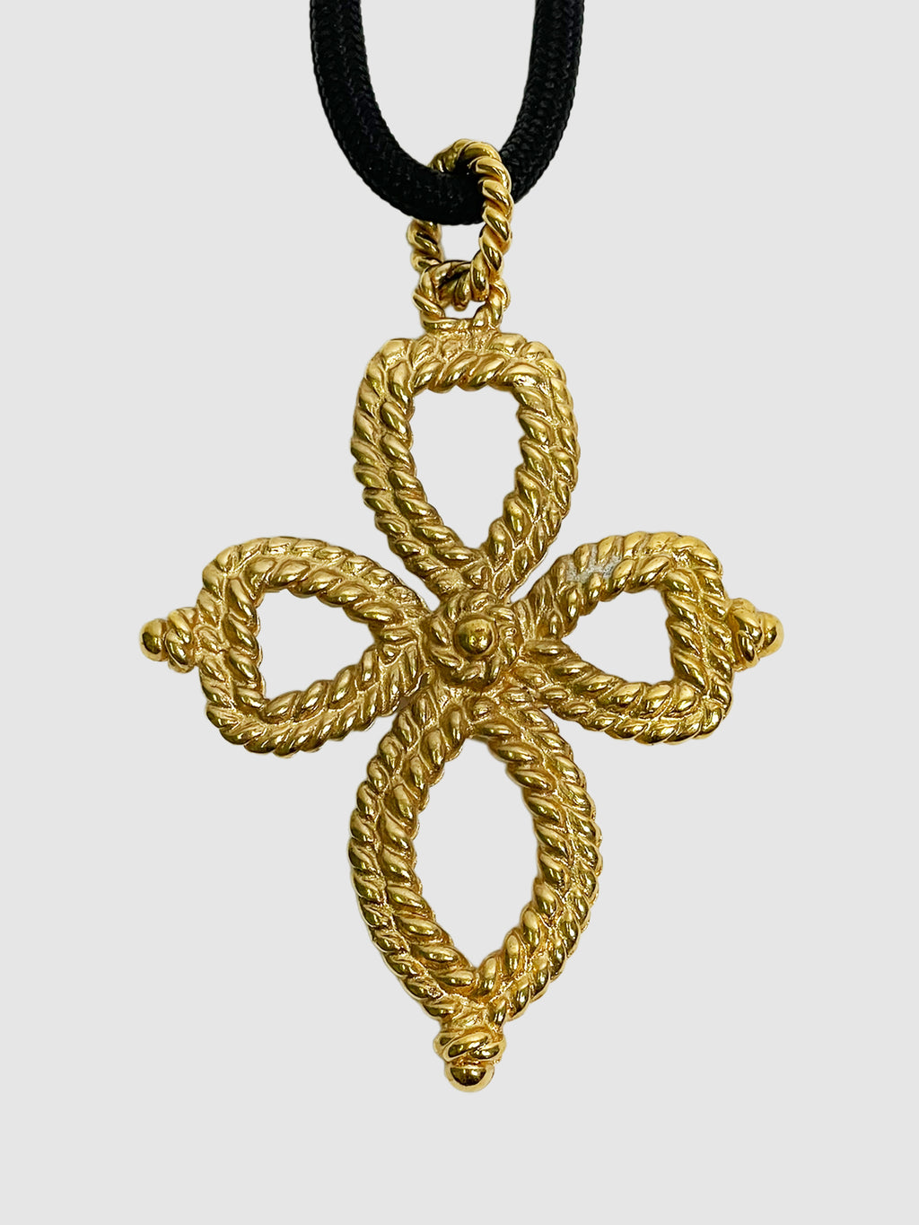 Curvy Cross Necklace