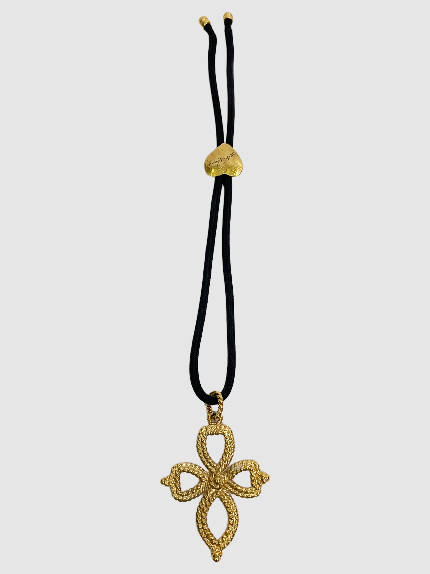 Curvy Cross Necklace