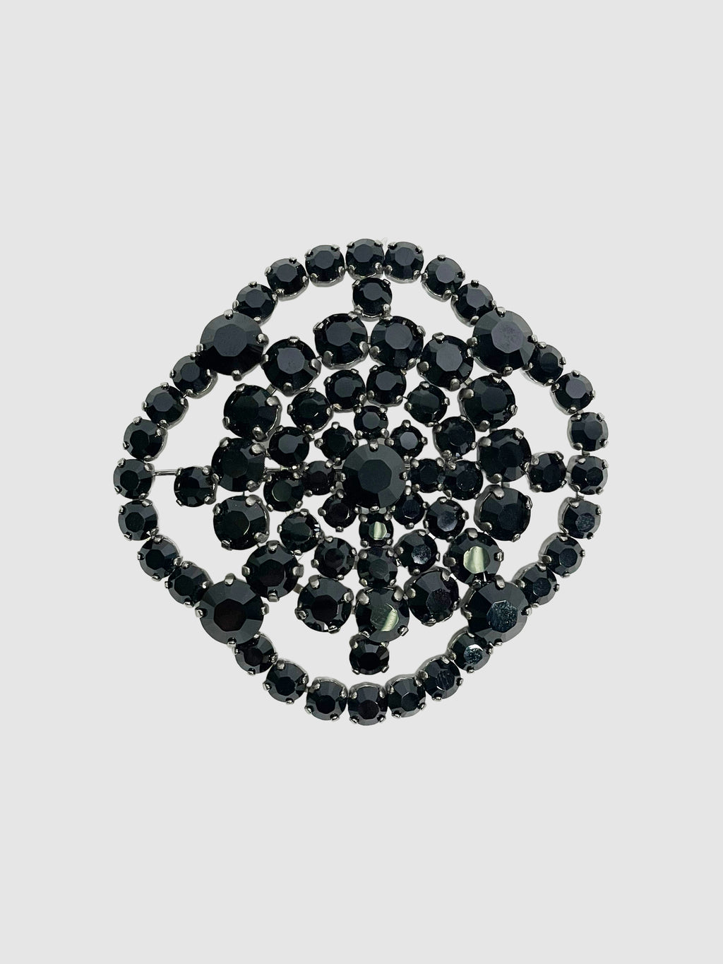 Large Rhinestone Brooch